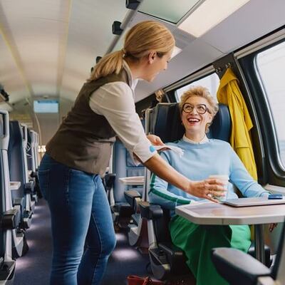 Mit der Westbahn sparen Businesskund:innen auf unseren Ticketpreisen