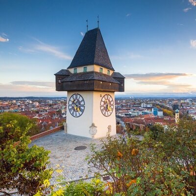 Uhrturm Graz Uhrturm am Schlossberg in Graz